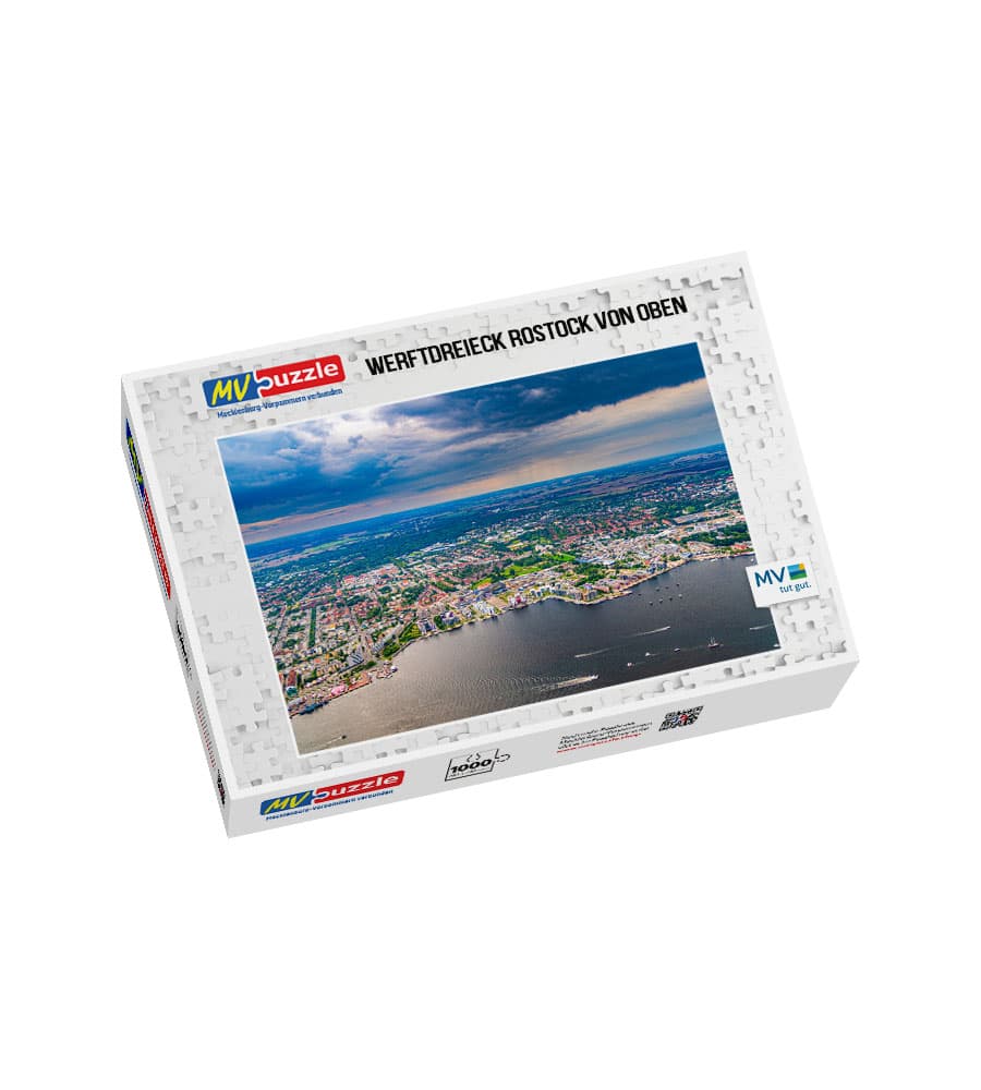 001-werftdreieck_rostock_von_oben-MVP-909345 Puzzle Werftdreieck Rostock von oben – Bild 1