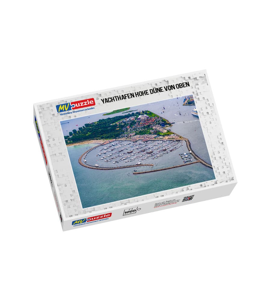 001-yachthafen_hohe_duene_von_oben-MVP-909594 Puzzle Yachthafen Hohe Düne von oben – Bild 1