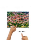 Puzzle Altstadt Teterow von oben – Bild 3