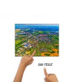 Puzzle Barlachstadt Güstrow von oben – Bild 3