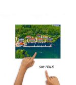 Puzzle Hafendorf Plau am See von oben – Bild 3