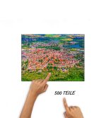 Puzzle Hansestadt Wismar von oben – Bild 3