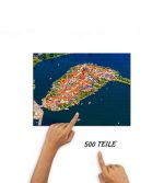 Puzzle Insel Malchow von oben – Bild 3