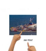 Puzzle Liebherr Rostock von oben – Bild 3