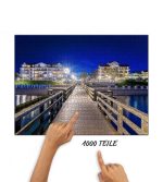 Puzzle Nachts auf der Seebrücke Kühlungsborn – Bild 2