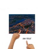 Puzzle Nachts über der Hansestadt Rostock – Bild 3