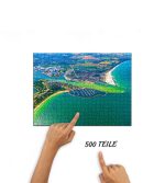 Puzzle Rostocker Seekanal von oben – Bild 3