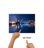 Puzzle Rostocks Wahrzeichen in der Nacht – Bild 3