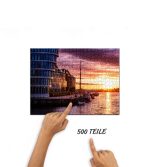 Puzzle Sonnenuntergang an der Unterwarnow – Bild 3