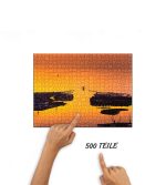 Puzzle Sonnenuntergang über dem Seekanal – Bild 3