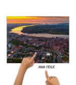 Puzzle Sonnenuntergang über Rostock – Bild 2