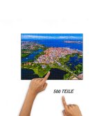 Puzzle Stralsund Altstadt von oben – Bild 3