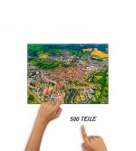 Puzzle Teterow von oben – Bild 3