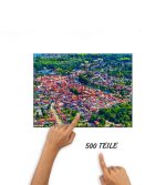 Puzzle über der Altstadt Plau am See – Bild 3