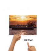 Puzzle WarnowStar im Sonnenuntergang – Bild 3
