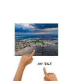 Puzzle Werftdreieck Rostock von oben – Bild 3