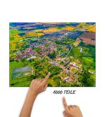 Puzzle Blumenstadt Tessin von oben – Bild 2