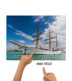 Puzzle Gorch Fock in Warnemünde – Bild 2
