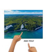 Puzzle Königsstuhl Kreidefelsen Luftbild – Bild 2