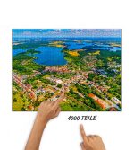 Puzzle Krakow am See von oben – Bild 2
