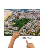 Puzzle Kurpark Warnemünde von oben