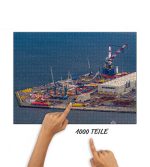 Puzzle Liebherr Rostock von oben – Bild 2