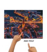 Puzzle Nachts über der Petrikirche Rostock – Bild 2