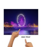 Puzzle Riesenrad Kühlungsborn in der Nacht – Bild 2