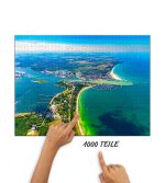 Puzzle Rostocks Norden von oben – Bild 2