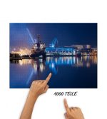 Puzzle Rostocks Wahrzeichen in der Nacht – Bild 2