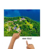 Puzzle Schlosspark Wiligrad Luftbild – Bild 2