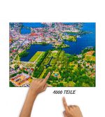 Puzzle Schweriner Schlossgarten von oben – Bild 2