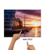 Puzzle Sonnenuntergang an der Unterwarnow – Bild 2