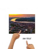 Puzzle Sonnenuntergang über Rostock – Bild 3