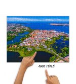 Puzzle Stralsund Altstadt von oben – Bild 2
