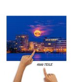 Puzzle Supermond über Rostock – Bild 2