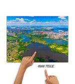 Puzzle über dem Ostorfer See Schwerin – Bild 2