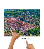 Puzzle über der Altstadt Plau am See – Bild 2