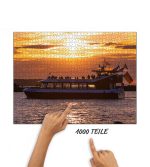 Puzzle WarnowStar im Sonnenuntergang – Bild 2