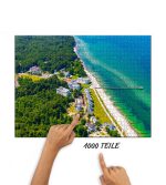 Puzzle weiße Stadt am Meer – Bild 2