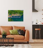 Puzzle Hafendorf Plau am See von oben – Bild 4