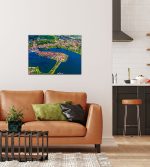 Puzzle Inselstadt Malchow von oben – Bild 4