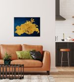 Puzzle Mecklenburg-Vorpommern blau-gold – Bild 4