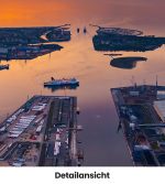Puzzle Seehafen Rostock im Sonnenuntergang – Bild 4