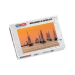 Puzzle Windjammer im Abendlicht