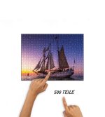 Puzzle Loth Loriën im Sonnenuntergang