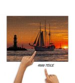 Puzzle Dreimastschoner Minerva