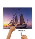 Puzzle Loth Loriën im Sonnenuntergang