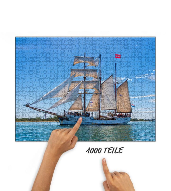 Puzzle Loth Loriën unter vollen Segeln